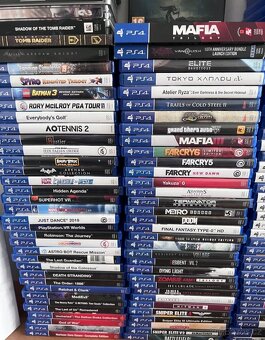 Příslušenství ps4 a ps5 + hry - 7