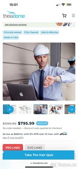 Theradome PRO Laser Přilba pro růst vlasů - 7