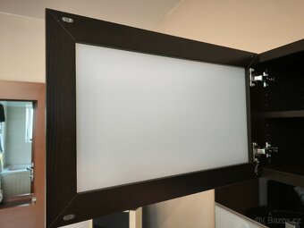 IKEA BESTA TV stěna s držákem TV+ LED osvětlení - 7