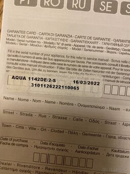 Podám mini pracku Candy aquamatic - 7