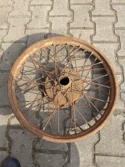 Jawa 350 SV - přední kolo s brzdovým štítem - 7