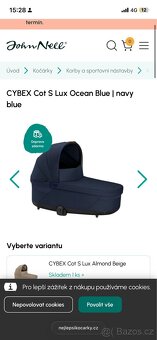 Cybex korbička- tmavě modrá - 7