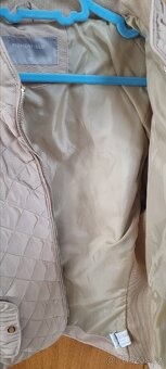 Dámská béžová prošívaná bunda - 7