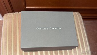 Úplně nové, luxusní, černé, pánské boty OFFICINE CREATIVE - 7