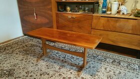 Stůl konferenční dřevěný lakovaný RETRO BRUSEL - 7