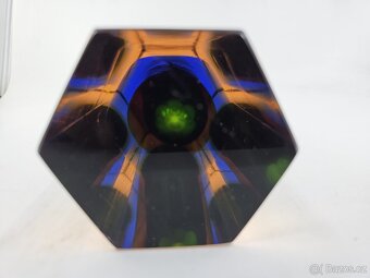 Stará skleněná vaza 25.5 cm - 7