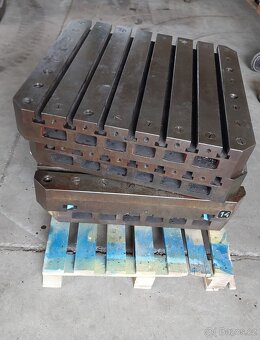 Upínací litinové úhelníky, upínací desky, kostky - 7