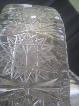 Ručně brouseny nadherny kosik. Bohemia Crystal - 7