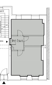 Pronajmu byt 2KK (43m2) v přízemí, Bystřany - 7