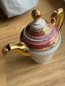 Konvice, porcelán, Thun, bílá, zdobená - 7
