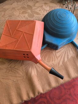 Retro gumové nafukovací nožní pumpy "žáby" - 7
