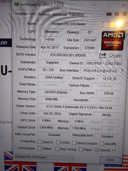 VADNÁ GK AMD Sapphire RX 570 4GB Pulse - 7