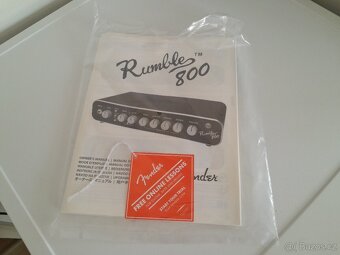 PRODÁM BASKYTAROVÝ ZESILOVAČ FENDER RUMBLE 800 - 7