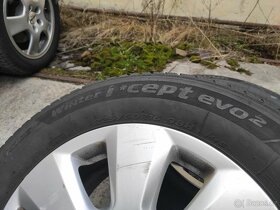 Sada kol 5x112 R16 origo AUDI, pneu Hankook na dojetí - 7