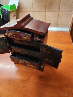 Japonská / Čínská krabička na šperky - 7