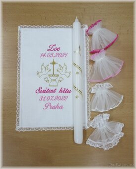 Křestní roušky a svíce - 7