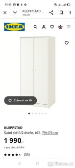 Prodám šatní skříň IKEA - 7