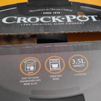 Pomalý hrnec Crockpot 3,5l smetanová/chrom - 7