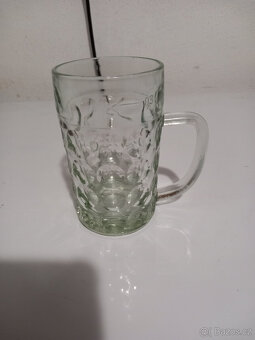 Prodám retro pivní sklo půllitry a třetinky. - 7