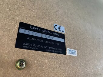 DIGITÁLNÍ PIANO KAWAI PN80 - ELEKTRICKÉ PIANO-Made in Japan - 7