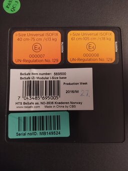 Autosedačka BeSafe iZi Modular + báze pro autosedačku - 7