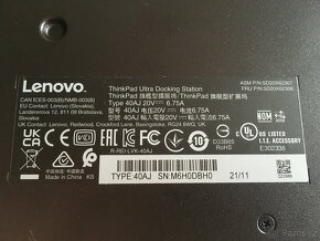 Prodej Lenovo ThinkPad Ultra Docking Station 40AJ - 7
