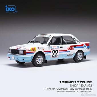 Modely Škoda Rallye 130 a Felicia Kit Car 1:18 IXO - 7