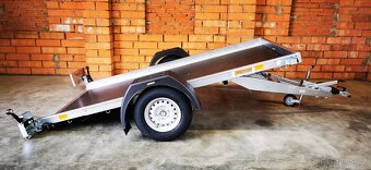 přívěsný vozík sklopný 1300 kg – 380x180x25 cm - 7