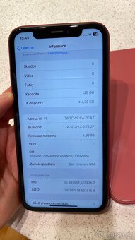 Prodám červený iPhone XR 128GB - 7