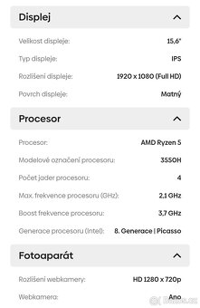 Herní notebook asus TUF gaming FX505DT - 7