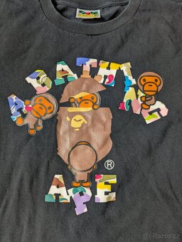 Bape MULTI CAMO COLLEGE MILO TEE - 7