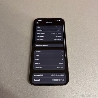 iPhone 13 Pro Max 128GB graphite, pěkný stav, rok záruka - 7