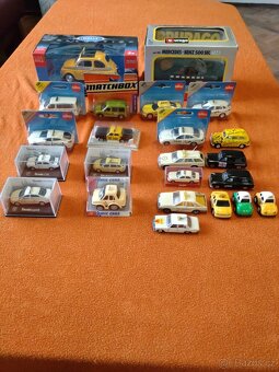Modely aut TAXI 93 kusů POUZE KOMPLET - 7