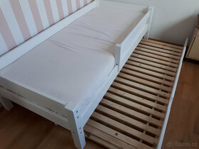 Masivní nová postel - borovice - 7