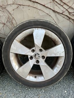 Sada alu 17"disků Škoda plus pneumatiky 225/45R17 91W - 7