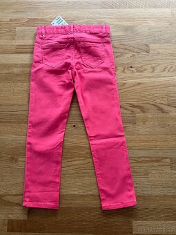 3x Kalhoty & džíny H&M růžové - nové vel. 104 - 7
