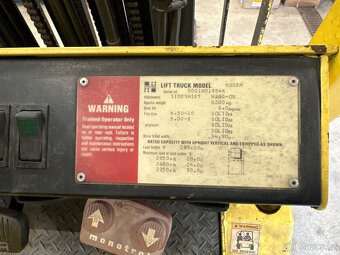 Vysokozdvižný vozík Hyster model H30XM s nosností 6200 liber - 7