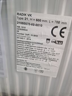 Radiátory RADIK VK - 7