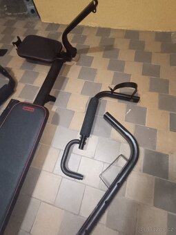 Domyos/Decathlon díly – dip držáky na zeď + opěrky + konstru - 7