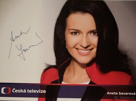 Prodám podpisové karty moderátorů z České televize - 7