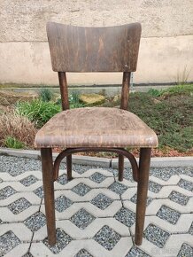 Starožitné dřevěné židle Thonet - 2 ks - 7
