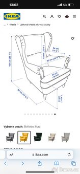 Kreslo IKEA Strandmon - 7