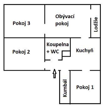 Byt 4+1 Kadaň Golovinova - 7