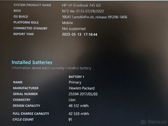 HP EliteBook 745 G3 - 7