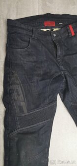 Moto kalhoty jeans pánské - 7