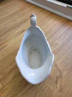 Omáčník, porcelán, zdobený, zlacený, značený - 7