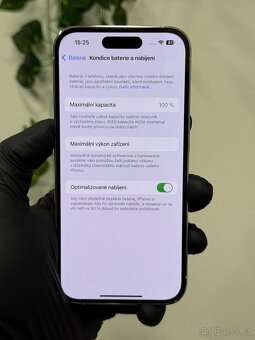 iPhone 14 Pro 128GB stříbrná - 100% baterie - 7