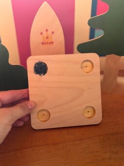 Dřevěné loutkové divadlo Mašek včetně loutek - 7