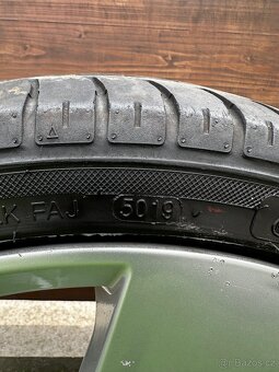 Alu kola 5x100 r17 s letním pneu (st1) - 7
