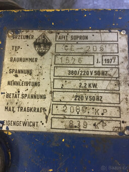 Dvousloupový zvedák Afit Sopron CE205 - 7